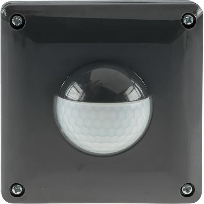 Inbouw Bewegingssensor Buiten - IP65 - 190 Graden - Geschikt voor LED en Gloeilampen