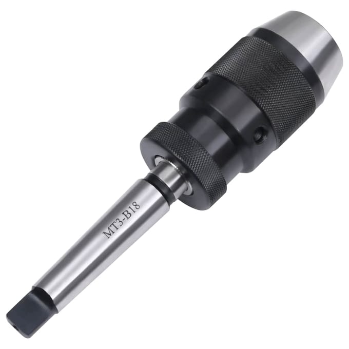 vidaXL Snelspanboorkop MT3-B18 met 16 mm klembereik 1-16B16
