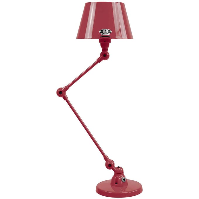 Jieldé Aicler AID373 tafellamp, bordeauxrood