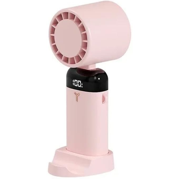 3600mAh Mini Handheld Ventilator Draagbare Halfgeleider Koeling Desktop Ventilator Opvouwbaar Hangende Nek Luchtkoeler Buiten