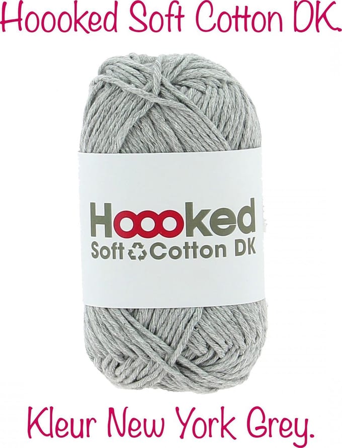 Soft Cotton DK 50g. New York Grey (grijs)