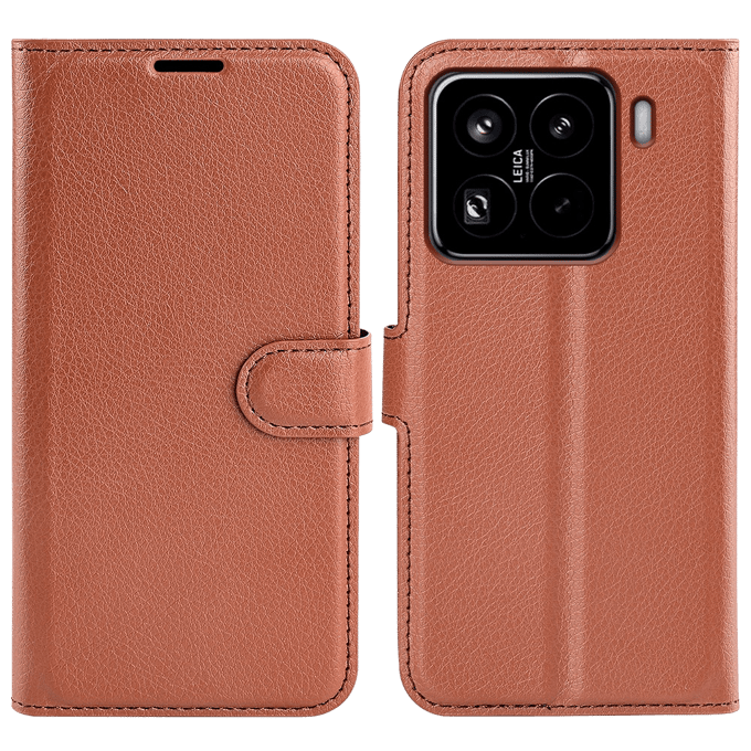 Mocaa Xiaomi 15 Pro Slim-Fit Book Case Bruin