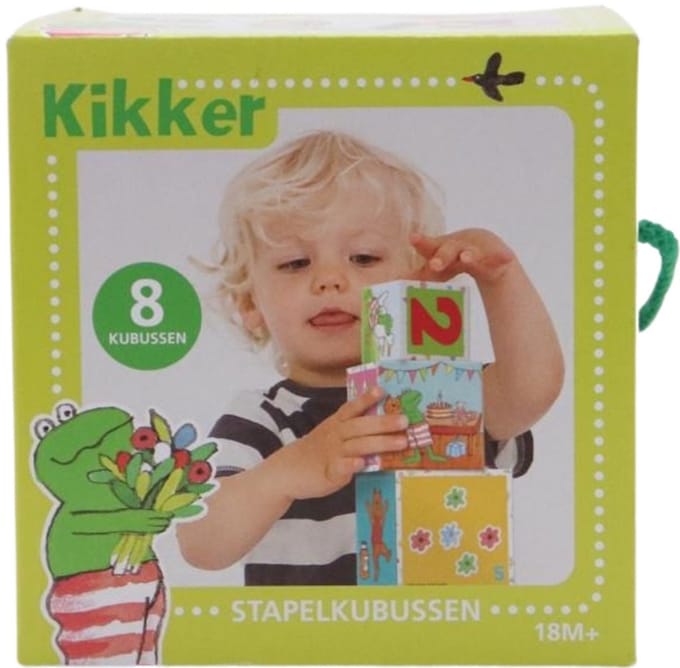 Bambolino Toys Kikker 8 Stapelkubussen - 18M+