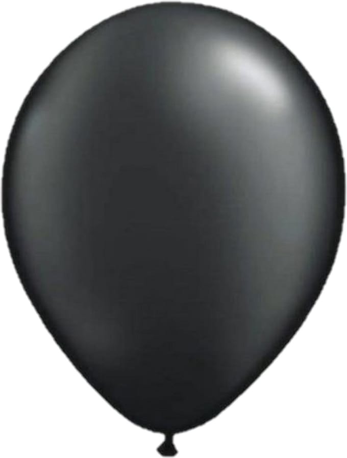 Ballonnen - Zwart - 30cm - 100st.