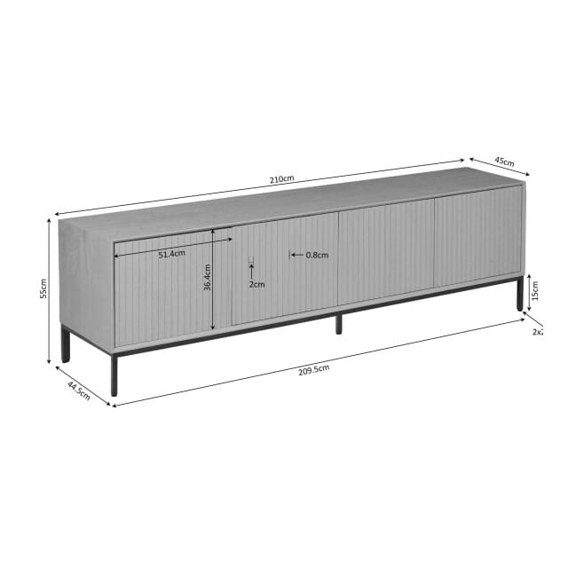 Starfurn tv meubel madison - 45x210x55 cm