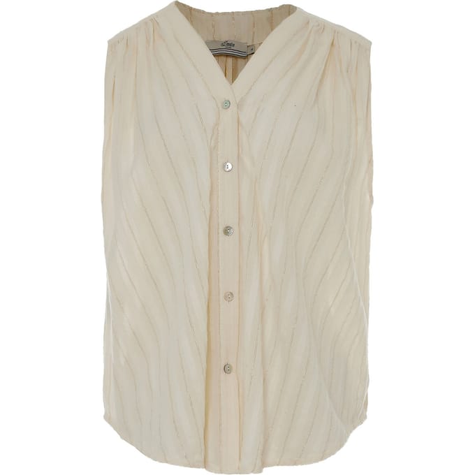 Devotion Twins Iris Blouse Ecru Taglia: XS | Canottiere Outlet | Donna | Marrone
