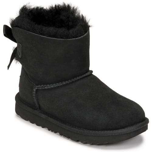UGG K Mini Bailey Bow Ii Kinder Laarzen - Zwart - Maat 36