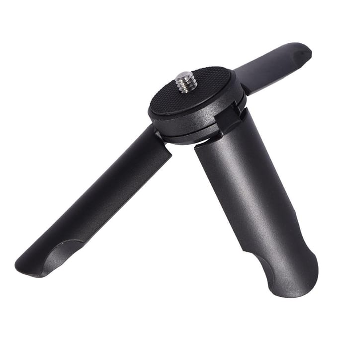 1 stuks Nieuw Draagbaar Mini Statief Standaard Houder voor Selfiesticks Smartphone Camera Zwart black