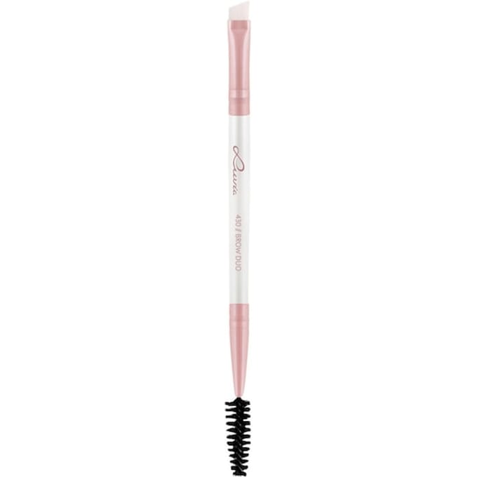 Luvia Cosmetics Eye brush 430 Brow Duo - Candy Wenkbrauwborsteltje Dames
