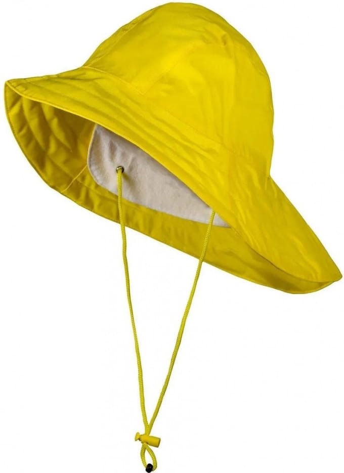 Gele zuidwester / regenhoed van BMS L