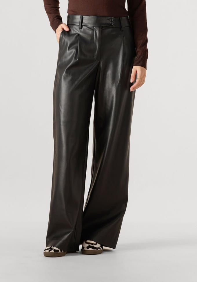 WITHBLACK Wbljork Vegan Wide Pant Broeken Dames - Zwart - Maat L