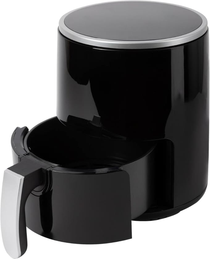 DYNA® Mini airfryer - Airfryer - Airfryer klein - Zwart - 27cm x 27cm x 32cm