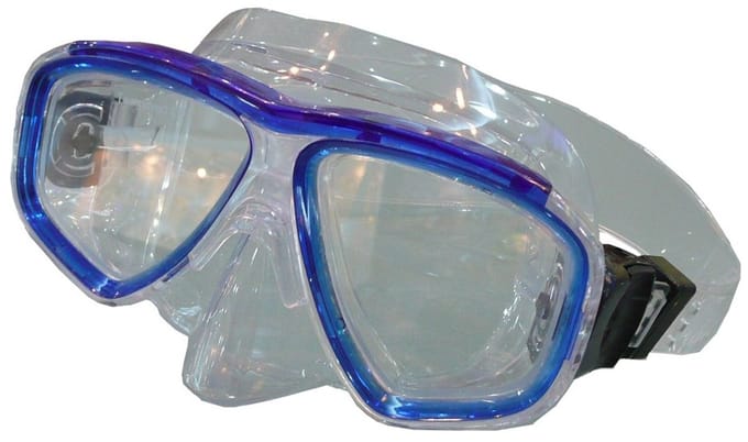 Duikmasker LYBRA blauw/transparant siltra Shallow