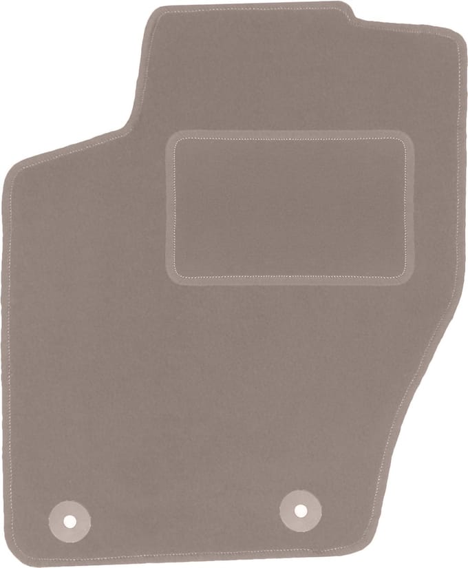 Beige bestuurdersmat voor: Citroen C4 I coupé, hatchback (2004-2010)