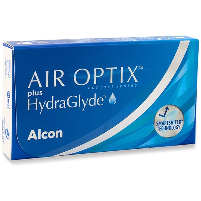 -1.00 - Air Optix® Plus Hydraglyde® - 6 pack - Maandlenzen - BC 8.60 - Contactlenzen
