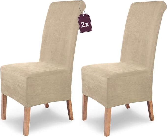 Elegante Stretch Stoelhoezen voor Verschillende Stoeltypes - Set van 2