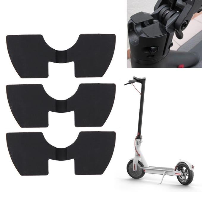3 stuks / 1 set rubberen schokdempers voor Xiaomi M365 elektrische scooter black