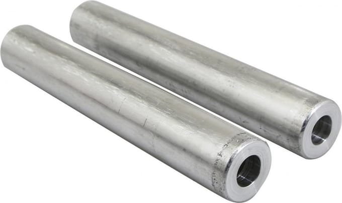 Paire cache poussière de fourche aluminium pour mobylette MBK Neuf