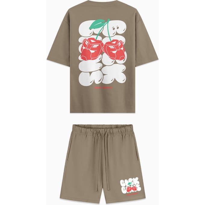 Black Bananas Kinderen Cherry Supply Twin Set, Bruin