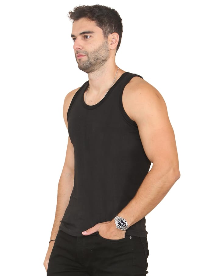 Enzo | Heren Vesten 3 Pack - Zwart
