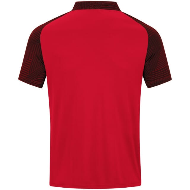 Jako Performance Polo Dames - Zwart / Rood | Maat: 40