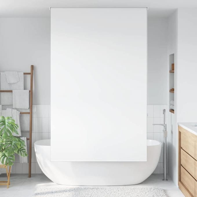 vidaXL - Doucherolgordijn - 130x240 - cm - stofbreedte - 126 - cm