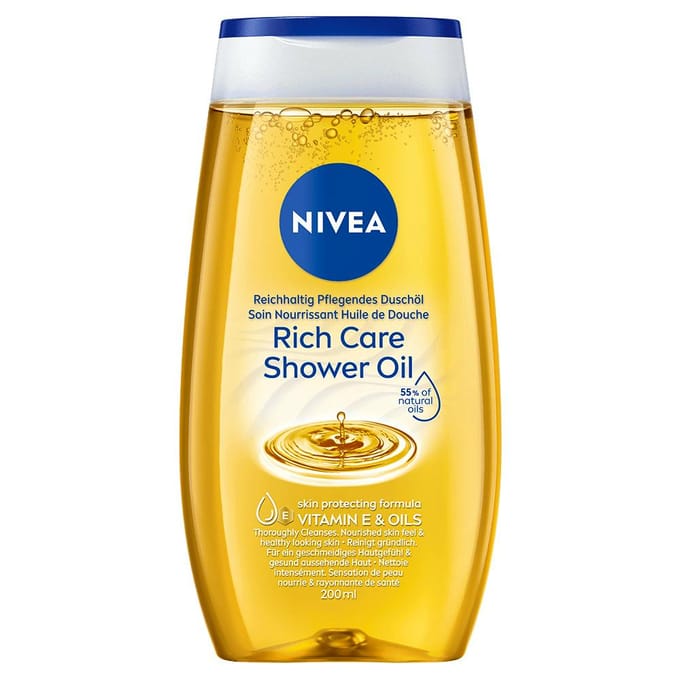 NIVEA Natural Shower Oil Doucheolie - 200 ml