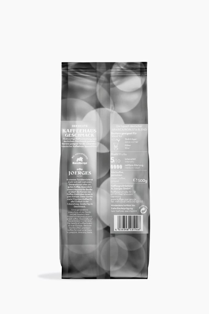 Gorilla Koffie 500g gemalen