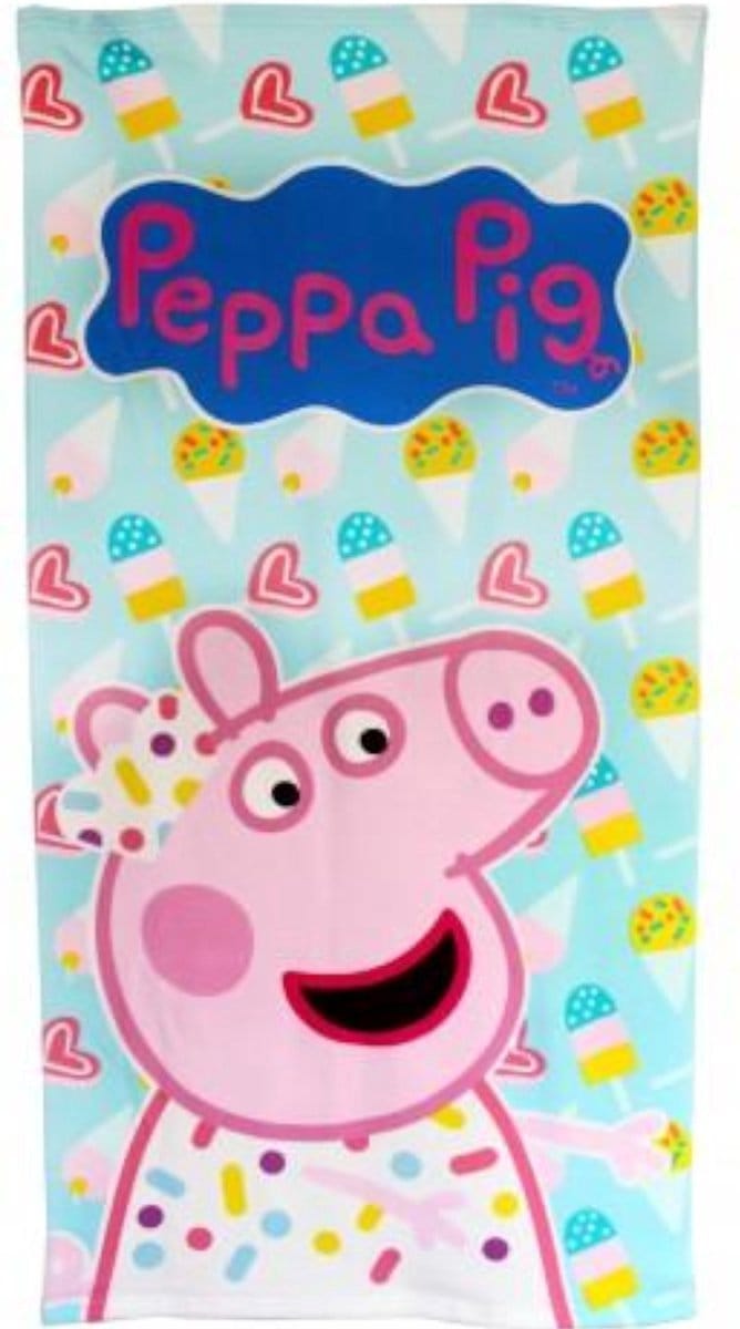 Peppa Pig strandlaken Little Love Ja sneldrogend 70 x 140 cm - polyester