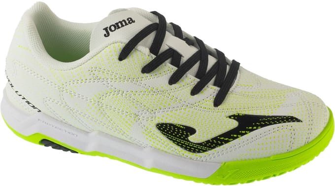 Joma Evolution Jr 25 EVJW IN, voor een jongen, Wit, Indoorschoenen, maat: 37