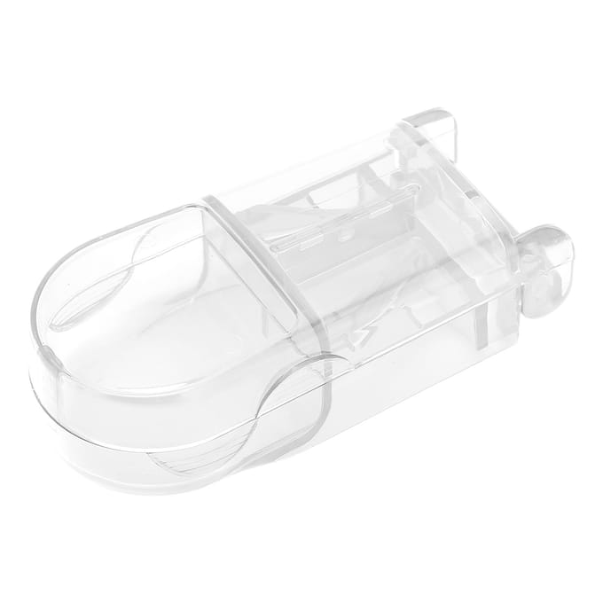 Pillensnijder Professioneel Reisformaat Draagbaar Tabletten Pillensplitser Opbergdoos voor Ouderen transparant