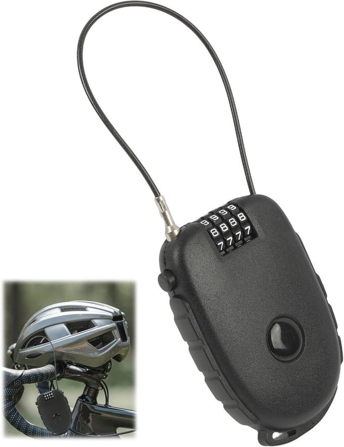 Kettingslot - Combinatieslot - Fietsbeveiliging - Verstelbare code - 90 cm - Zwart