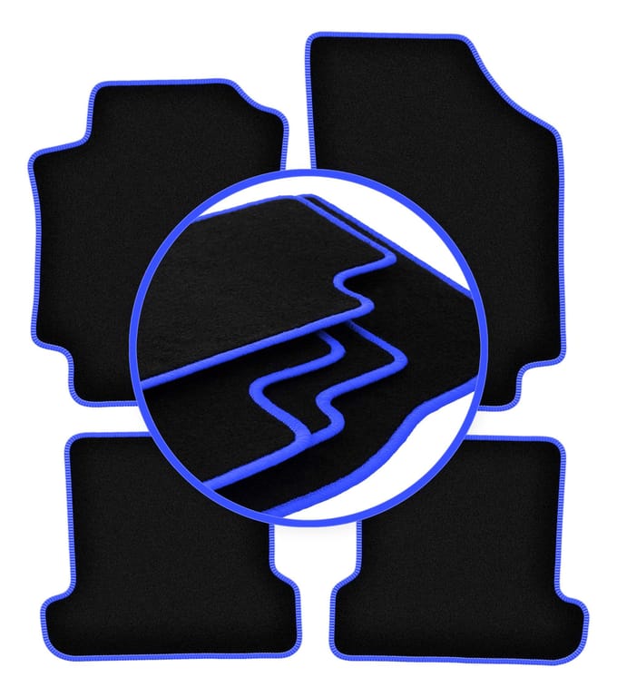 CARLUX-BLUE automatten voor: Peugeot 307CC cabrio (2003-2008)