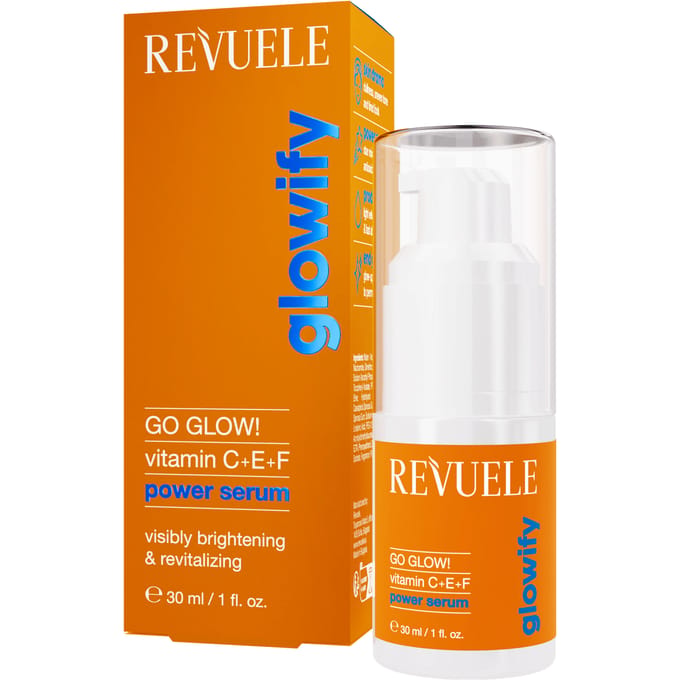 Revuele Go Glow! Power Serum Vitamin C + E + F 30 ml