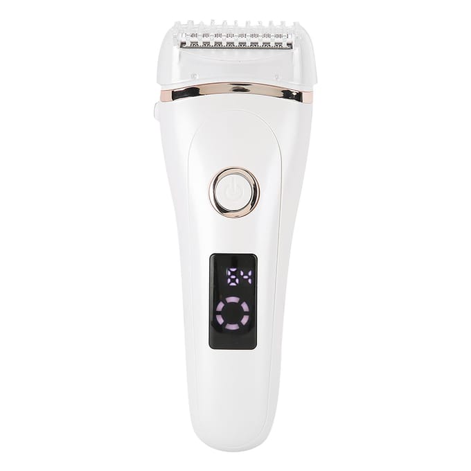 Dames Elektrisch Scheerapparaat USB Opladen Waterdicht Geluidsarm Ontharingsgereedschap white