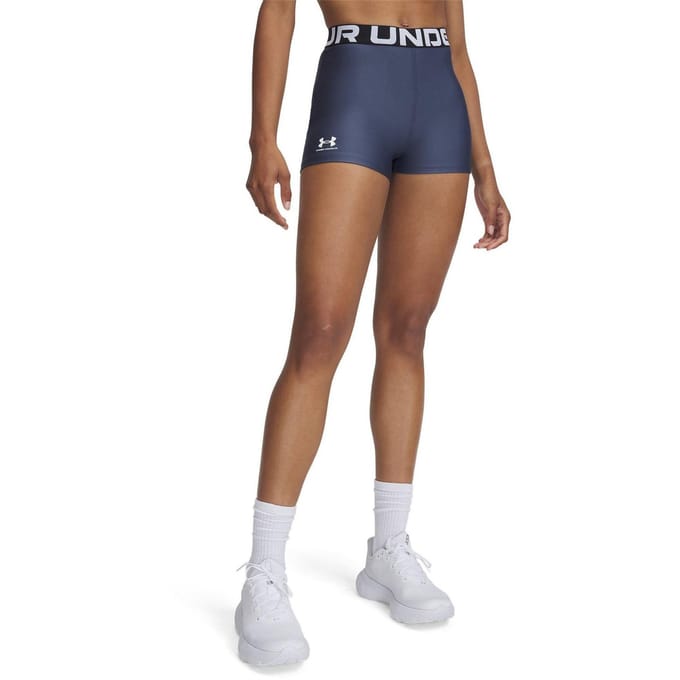 Under Armour Dames/Dames HeatGear Compressieshort (Vorstgrijs)