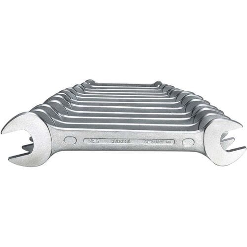 Gedore 6078350 6-122 ISO Dubbele steeksleutelset 12-delig Sleutelbreedte (metrisch) 6 - 34 mm