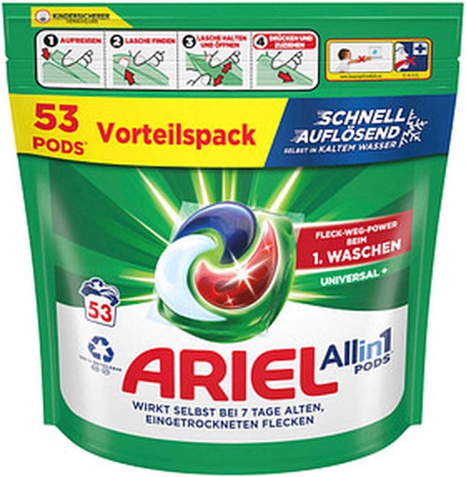 Ariel All in 1 wasmiddel - 53 wasbeurten - original