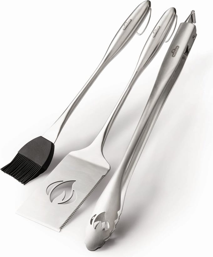 Napoleon Pro Gereedschapset Van Rvs, 3-Delig - barbecue gereedschap -