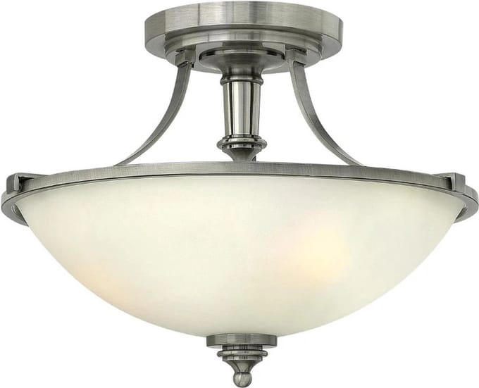 Hinkley LED Plafondlamp Truman | 3X E27 Max 60W | Dimbaar | Antique Nickel