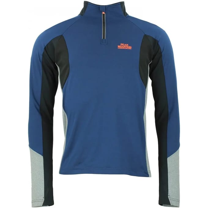 1st skin T-shirt met rits Peak Mountain