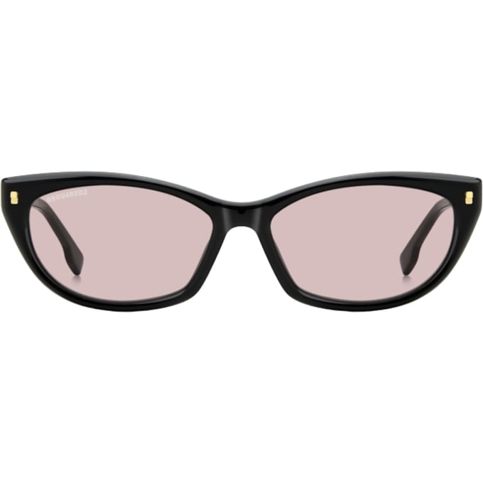 Dsquared2 D2 0209/G/S BLACK PINK 57/16/145 Damenbrillen Zonnebrillen