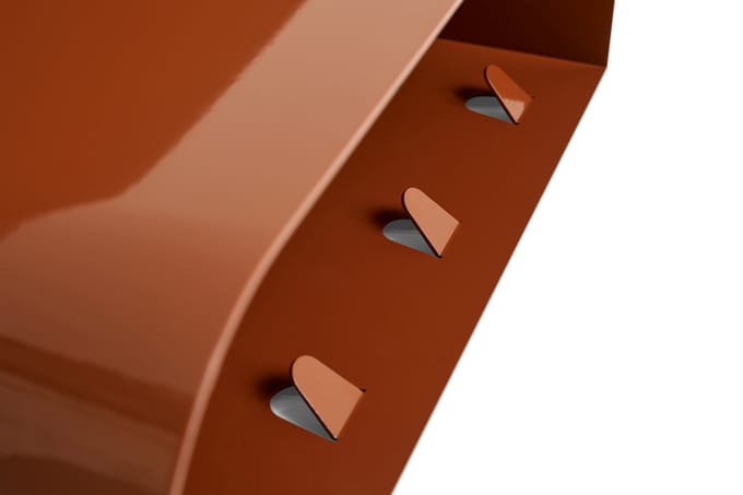 HAY Korpus Wandplank/Kapstok M - brickred