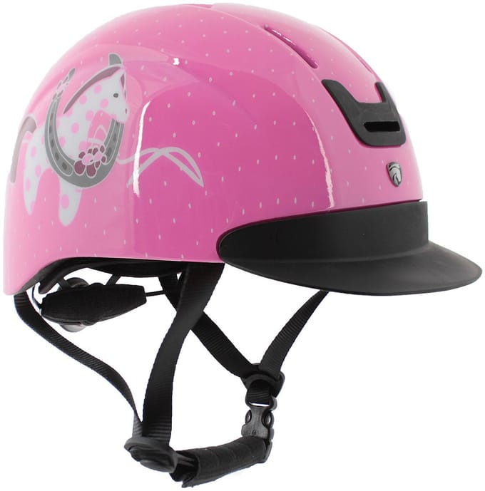 Horka - Veiligheidshelm Dali Strass - Roze Zilver - Maat XS-S: 48-52 cm
