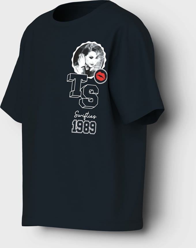 NAME IT - NKFFEYRE CICONS SS NREG TOP SKY - Meisjes - T-shirts