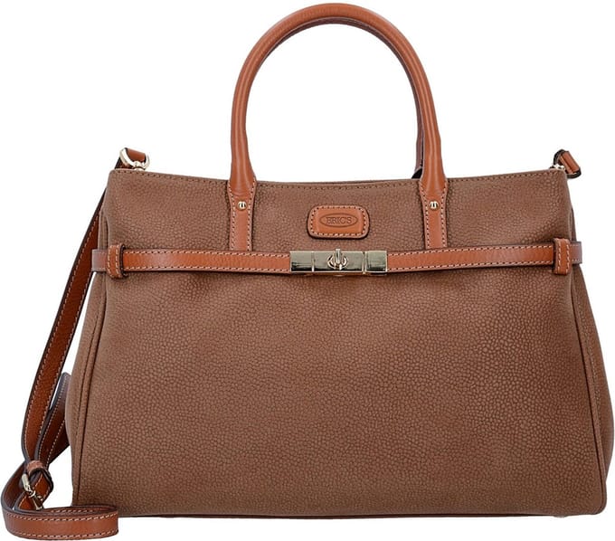 BRIC'S handtas schoudertas Life Handbag Camel bruine
