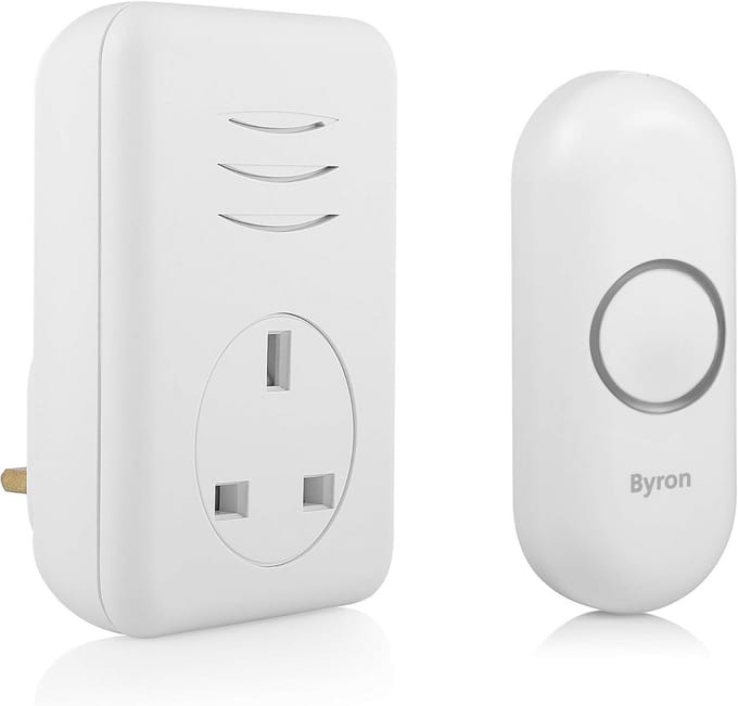 Draadloze Deurbel Set met 150m Bereik en Plug-Through Klok - 16 Melodieën