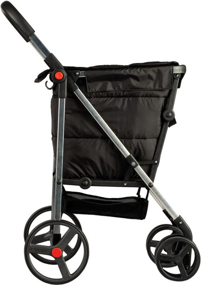 Rolser Boodschappentrolley Basket Polar 4B - Zwart