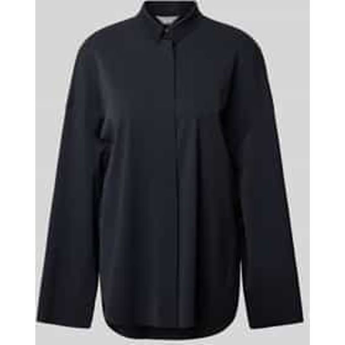 Relaxed fit blouse met extra brede schouders, model 'PATELLA'