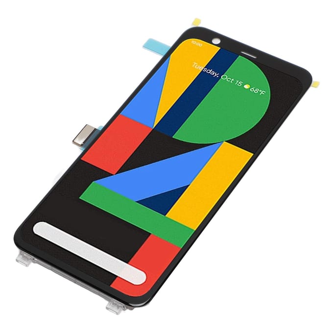 Schermvervanging voor Pixel 4 G020I G020N G020M Touchpaneel Digitizer Assembly met Gereedschap Ondersteuning yellow
